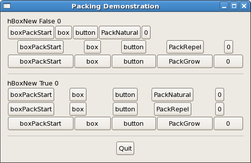 Packing demo application